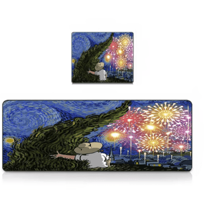 Tapis de Bureau Artistique Premium