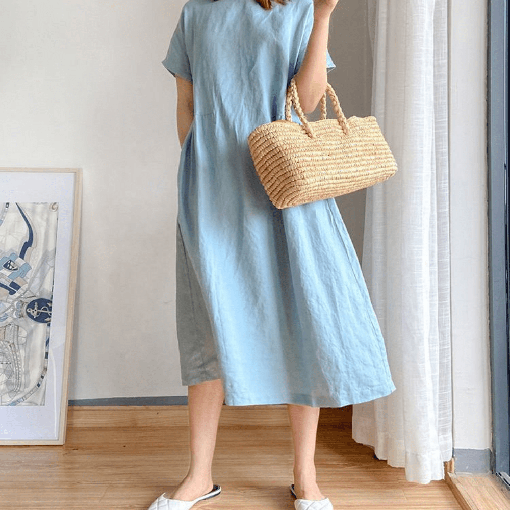 Robe Mi-Longue Élégante et Confortable pour Femme