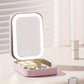 Boîte de Rangement Maquillage avec Miroir LED Intégré