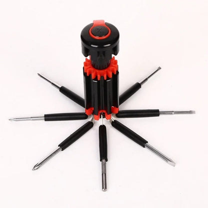 8 tournevis en 1 outil avec lampe de travail et lampe de poche