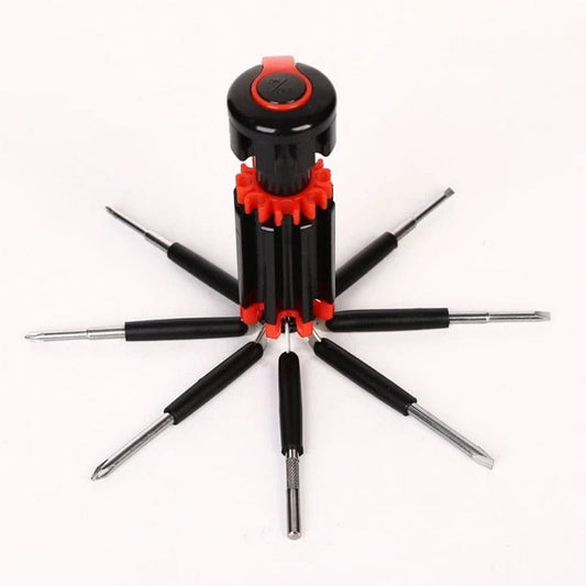 8 tournevis en 1 outil avec lampe de travail et lampe de poche