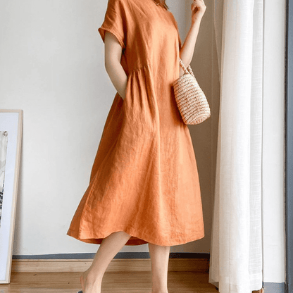 Robe Mi-Longue Élégante et Confortable pour Femme