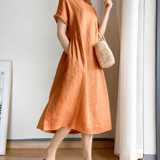 Robe Mi-Longue Élégante et Confortable pour Femme