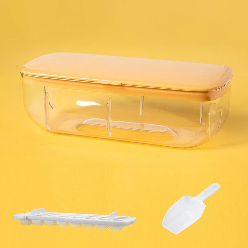 Super Quick Release Ice Cube Tray + Free Spoon