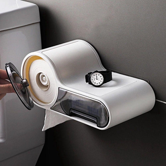 Distributeur de papier hygiénique multifonctionnel