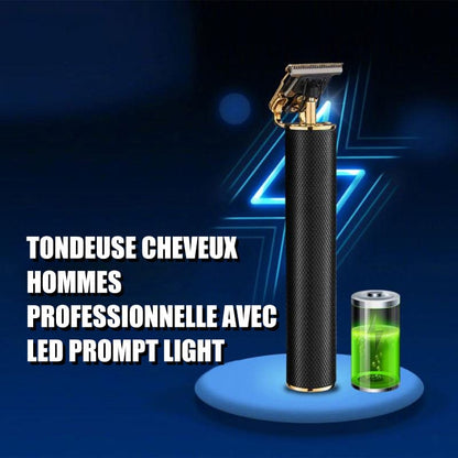 Tondeuse Cheveux Hommes Professionnelle avec Lumière à LED
