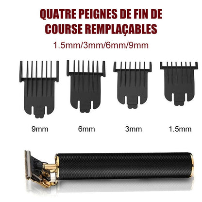Tondeuse Cheveux Hommes Professionnelle avec Lumière à LED