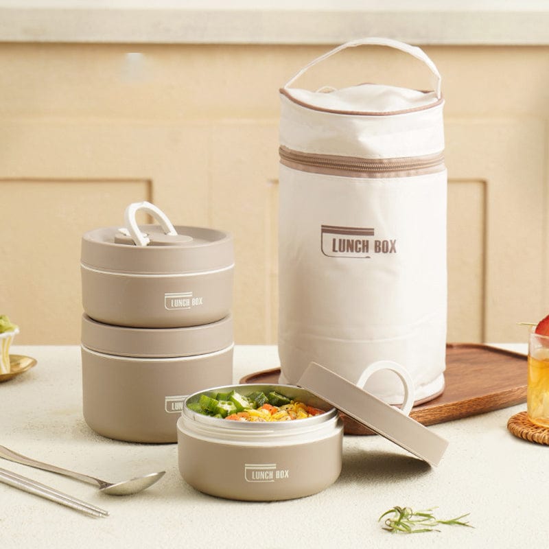 Leakproof Lunch Box with Stainless Steel Thermal Insulation