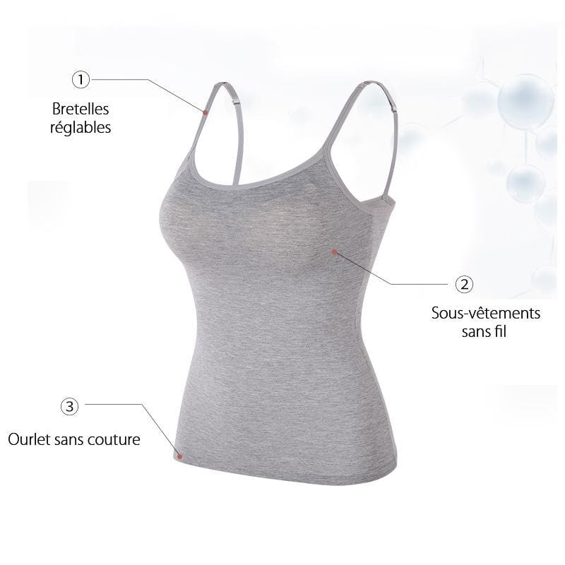 Camisole with Built-in Bra