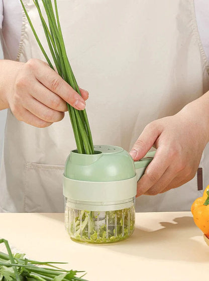 Multifunctional electric chopper for the kitchen