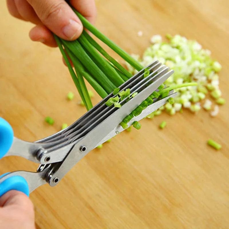 5 blade kitchen scissors 
