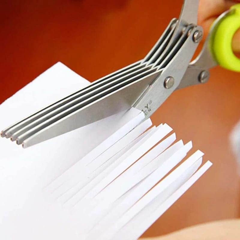 5 blade kitchen scissors 