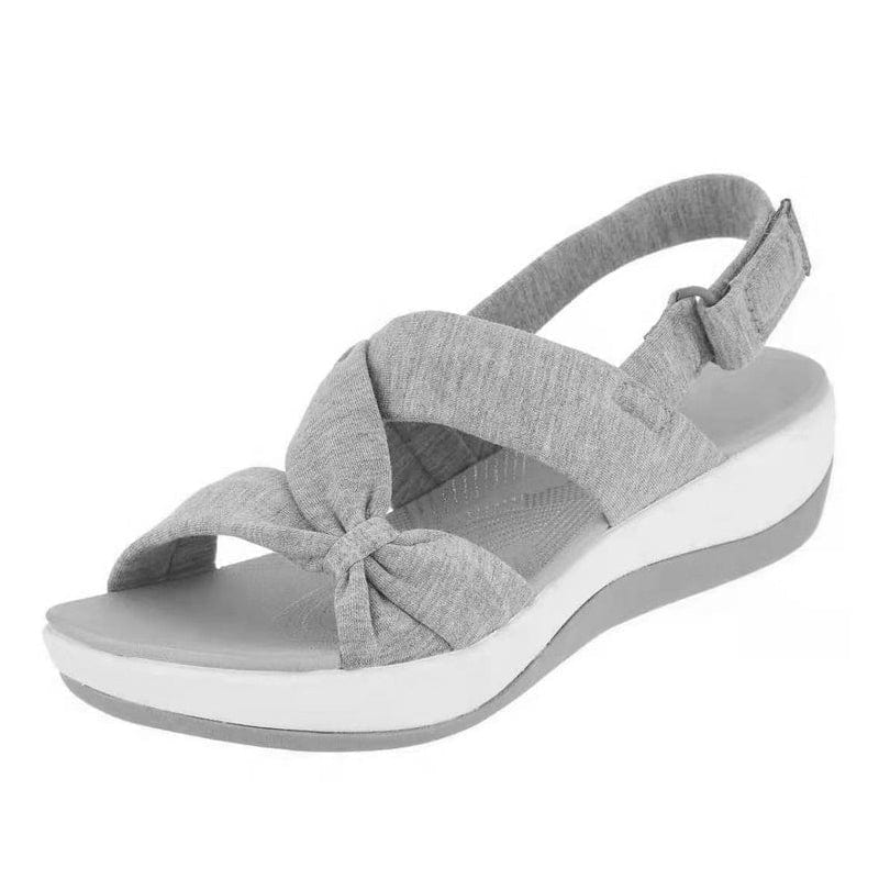 Ladies Simple Fish Mouth Platform Sandals