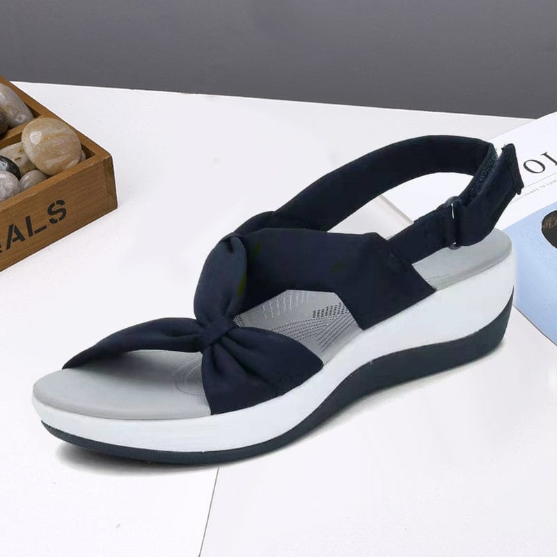 Ladies Simple Fish Mouth Platform Sandals