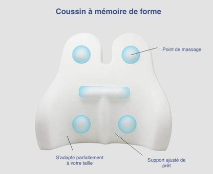 Perigym Bleu Coussin orthopédique à mémoire de forme