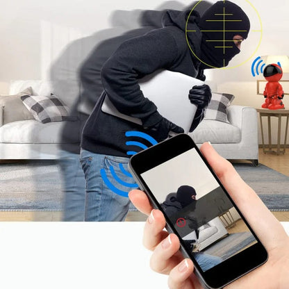 Portable remote surveillance camera