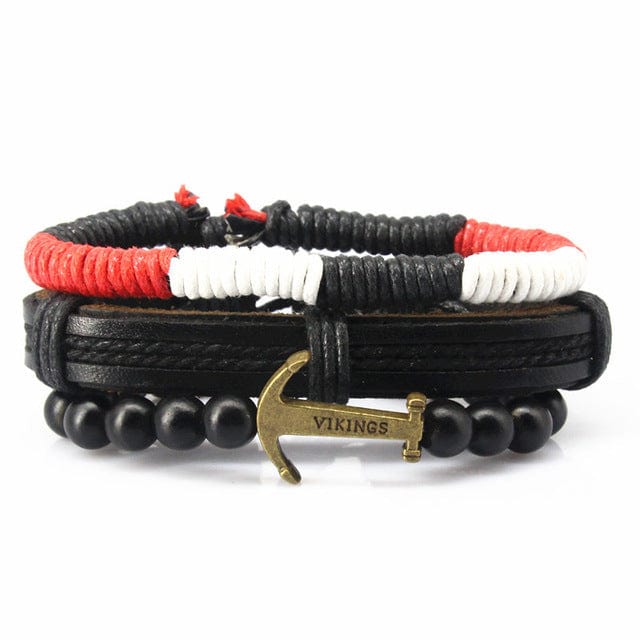 Men's or women's navy hipster style bracelet 